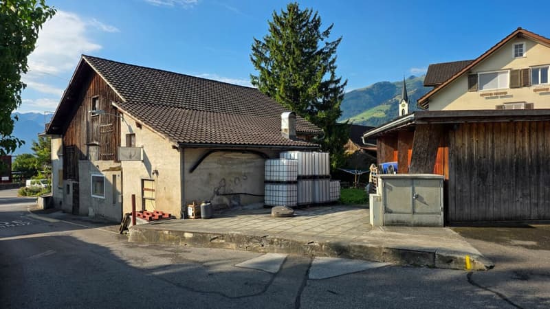 Gewerbeliegenschaft mit Brennerei und Ausbaupotenzial in Gams (1)