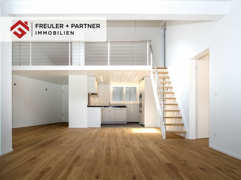 Dachwohnung auf zwei Stöcken - schöne Loggia (1)