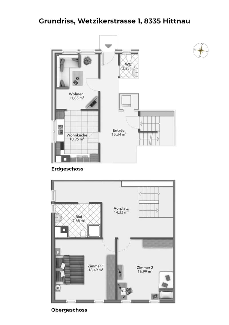 Erstbezug mit Hausgefühl, sanierte 3.5 Zimmer Maisonettewohnung mit Sitzplatz (16)