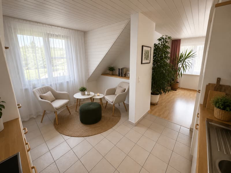 Ihr neues Zuhause: 97.6 m² Dachwohnung in Müllheim (4)