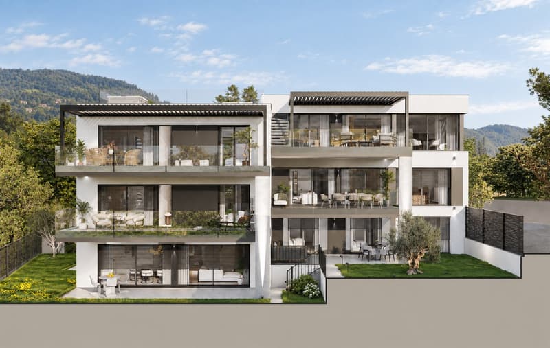 Residenza Le Gemme - Esclusivo Appartamento Attico con grandi terrazze e vista lago (3)
