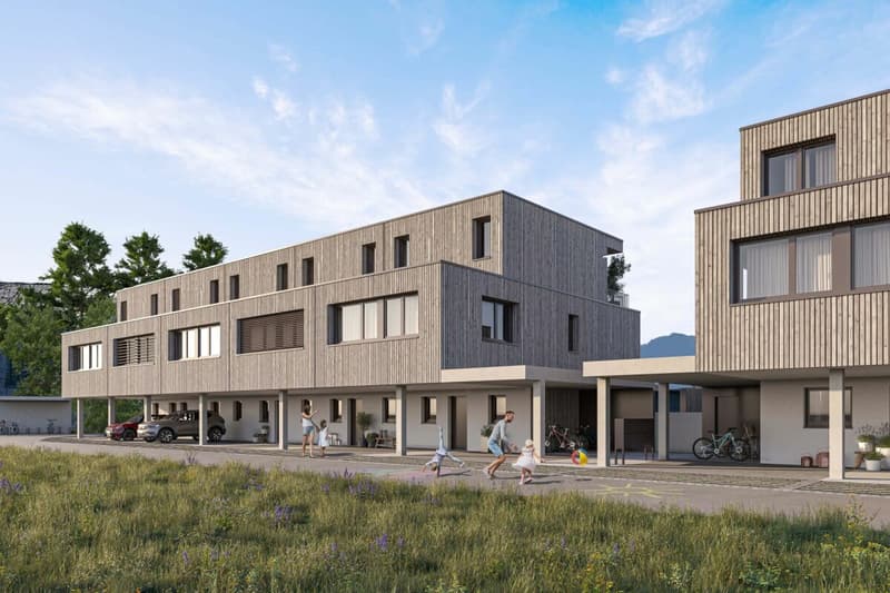 Vivere in modo familiare in case a schiera moderne (4)