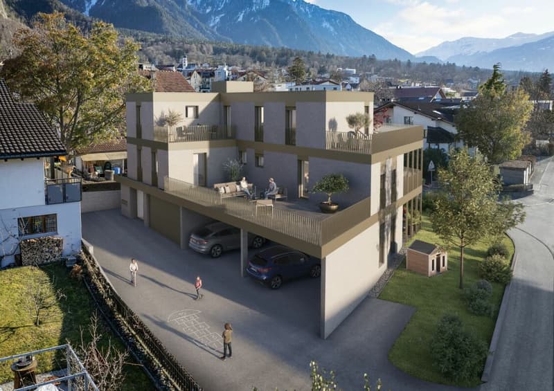 Exklusive Gartenwohnung mit viel Privatsphäre - 5.5 Zimmer in Trimmis (8)