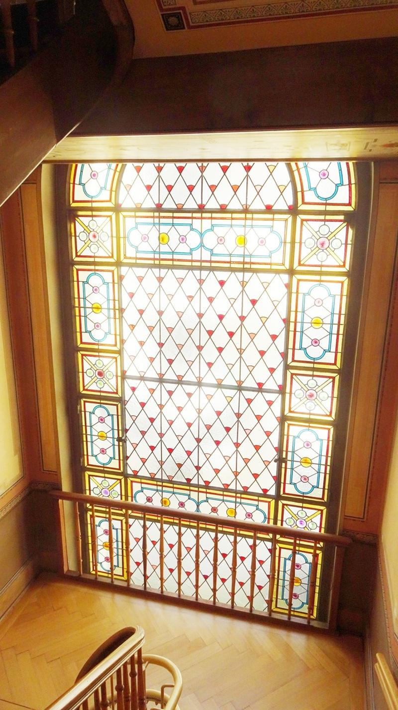 Ansicht Verglasung Treppenhaus