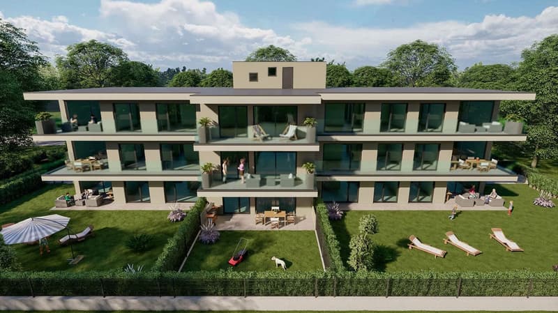 Grande appartamento con spaziosa terrazza ad Arbedo Castione (1)