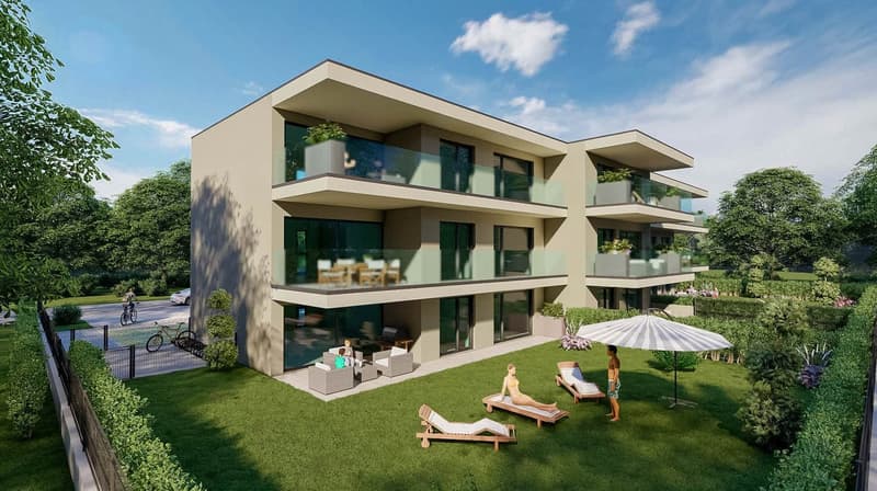 Grande appartamento con spaziosa terrazza ad Arbedo Castione (2)