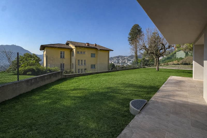 Nuovo 3.5 locali vista lago con giardino a Massagno (4)