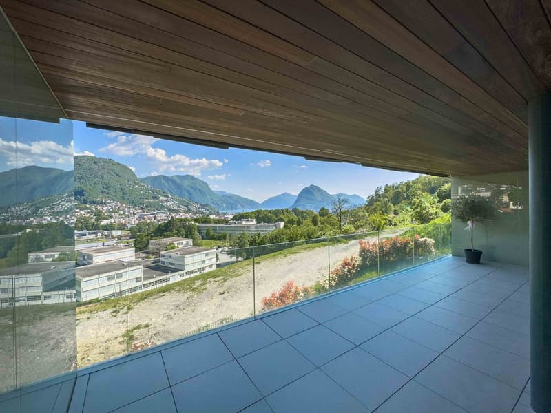Moderno 2.5 locali con terrazza a Canobbio (6)