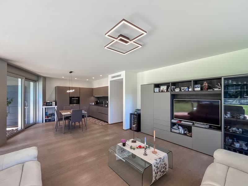 Appartamento con giardino, piscina e SPA a Montagnola (2)