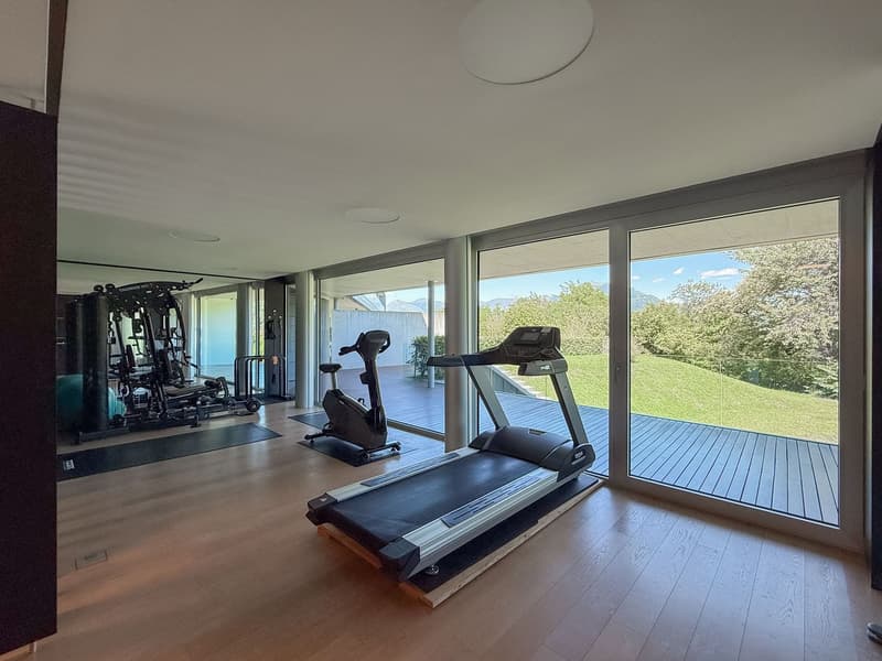 Appartamento con giardino, piscina e SPA a Montagnola (9)