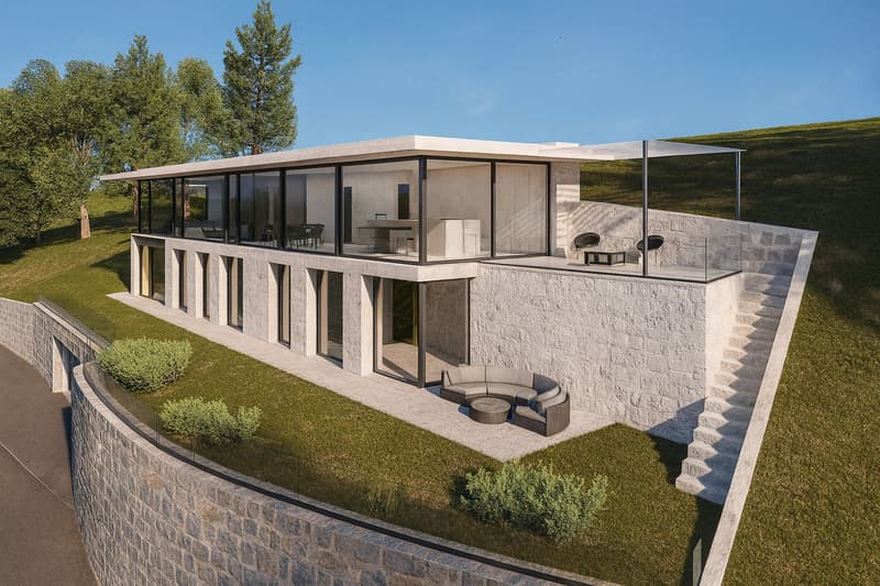 Terreno edificabile vista lago con licenza a Neggio (2)
