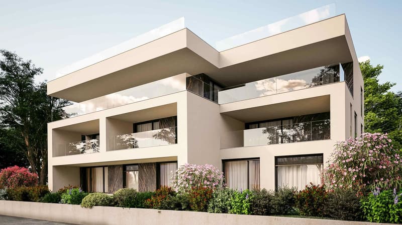 Moderno 4.5 locali con giardino a Sorengo (2)