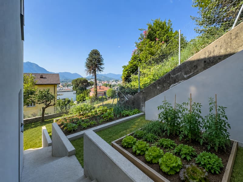 Moderno 3.5 locali vista lago di nuova costruzione a Massagno (9)