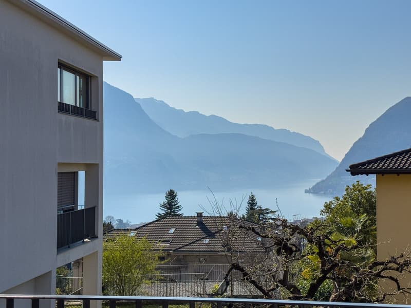 Moderno 3.5 locali vista lago di nuova costruzione a Massagno (11)