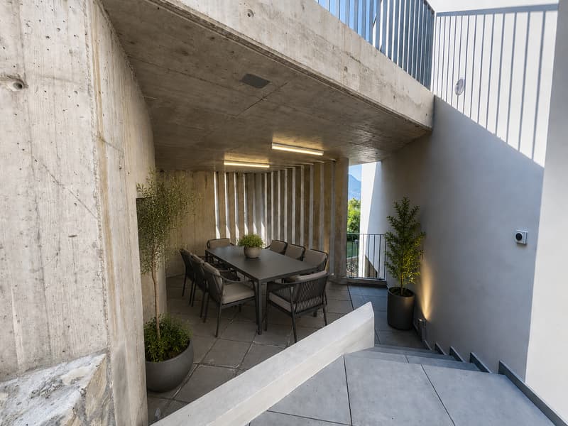 Moderno 3.5 locali vista lago di nuova costruzione a Massagno (8)