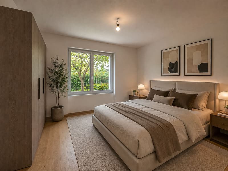 Moderno 3.5 locali vista lago di nuova costruzione a Massagno (5)
