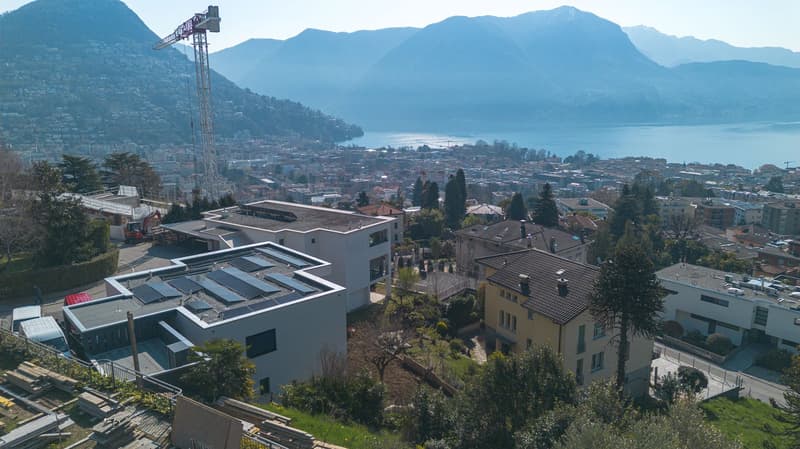 Moderno 3.5 locali vista lago di nuova costruzione a Massagno (12)