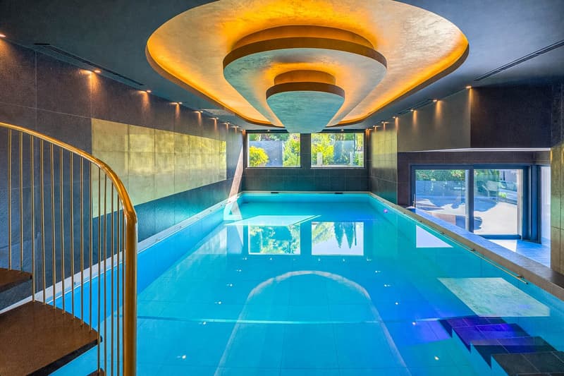 Splendida villa di lusso vista lago con piscina e darsena (19)