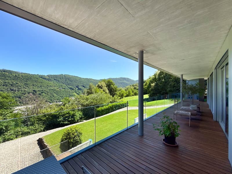 Appartamento con giardino, piscina, sauna e palestra a Montagnola (4)