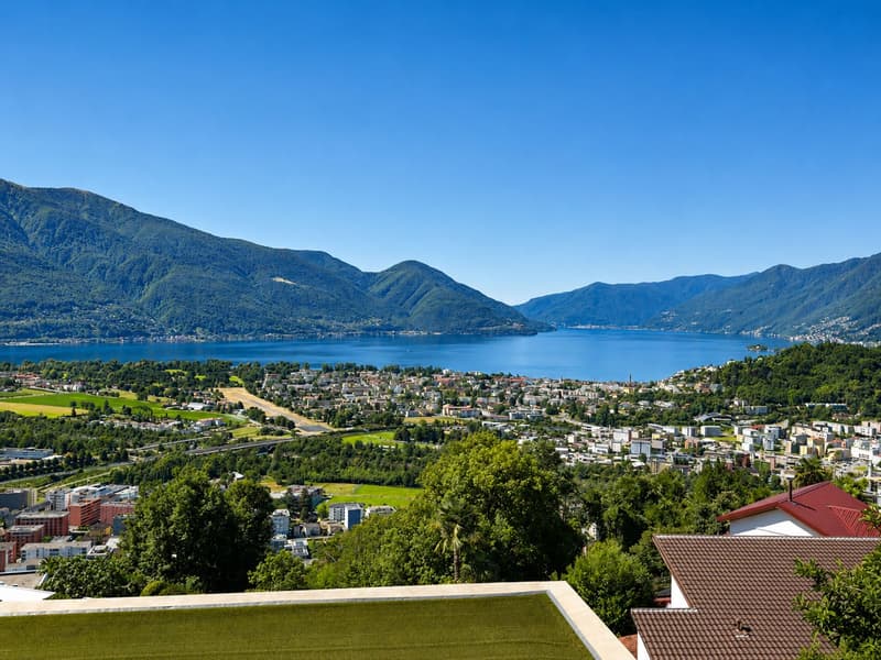 Moderno attico vista lago a Locarno (11)