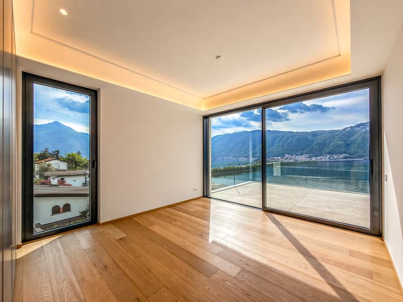 Attico di lusso 4.5 locali vista lago a Bissone (4)