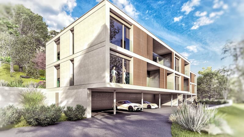 Moderno 2.5 locali all’ultimo piano a Grancia (2)