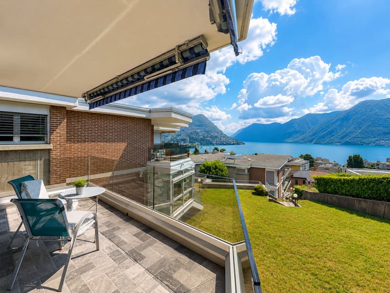 Appartamento con splendida vista lago a Lugano (1)