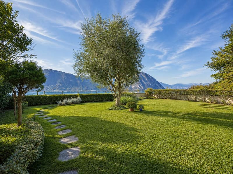 Appartamento vista lago con giardino a Bissone (10)