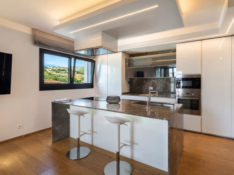 Geräumiges Dachgeschoß mit Dachterrasse in Pregassona (3)