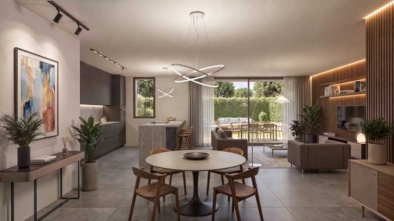 4.5 locali con giardino a Massagno (1)