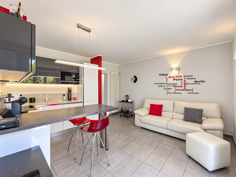 Appartamento 3.5 locali con giardino a Carona (1)