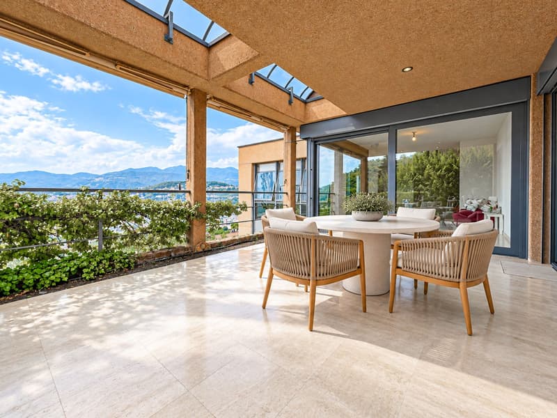 Villa con piscina e giardino a Pregassona (14)