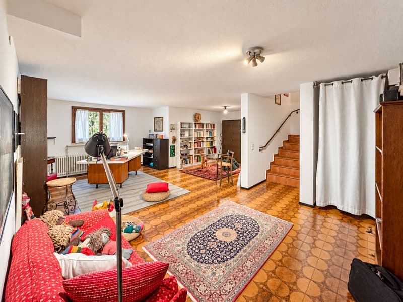 Casa contigua con terrazza e giardino a Gravesano (15)