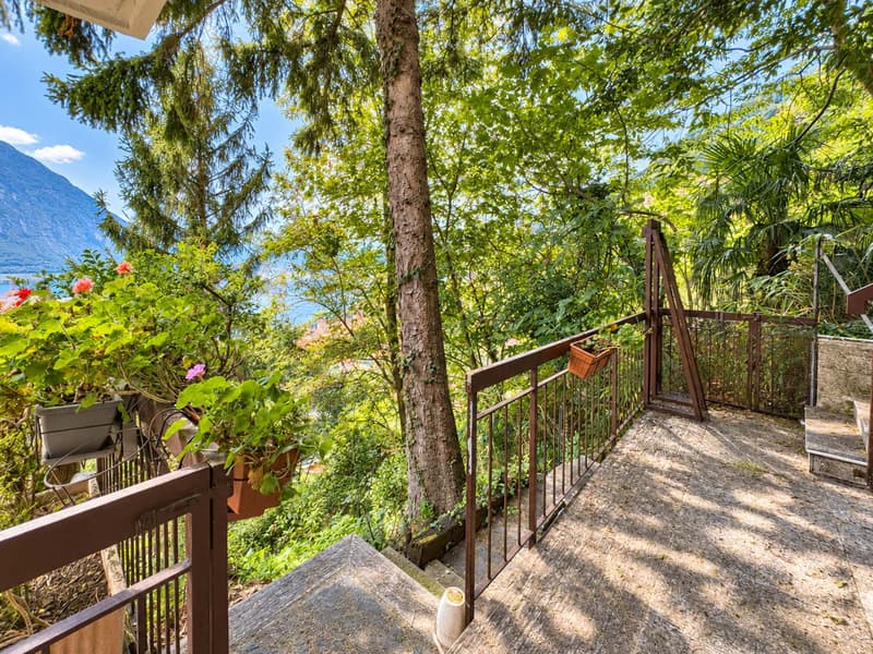 Duplex in villetta vista lago a Campione d’Italia (12)