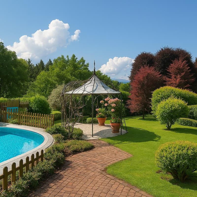 Villa élégante avec beau parc et piscine privée dans un emplacement calme et ensoleillé (18)