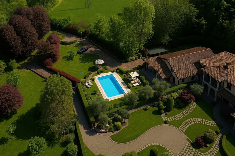 Villa élégante avec beau parc et piscine privée dans un emplacement calme et ensoleillé (23)