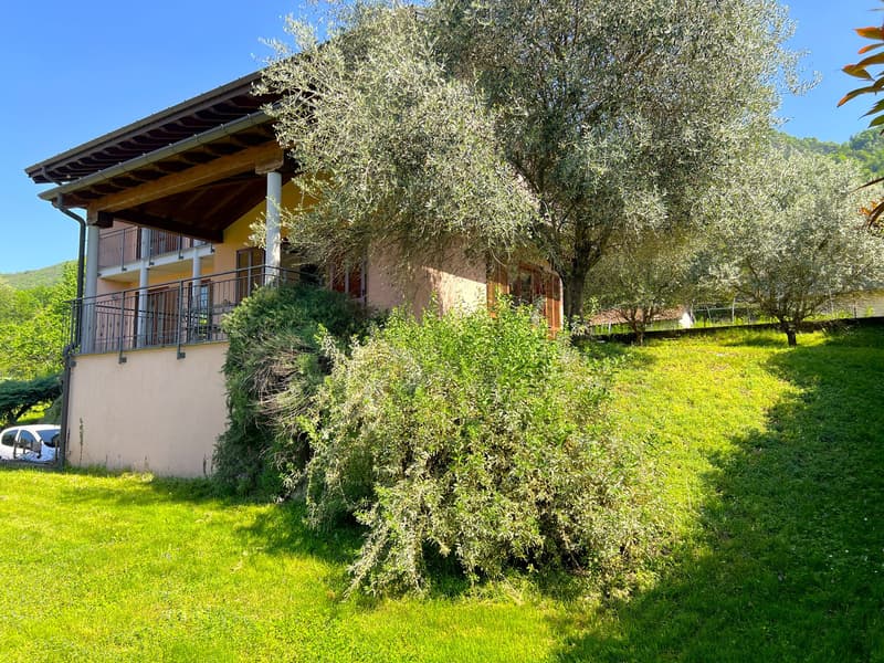 Belle villa entourée de nature avec garage et vue sur le lac Majeur et les montagnes environnantes (22)