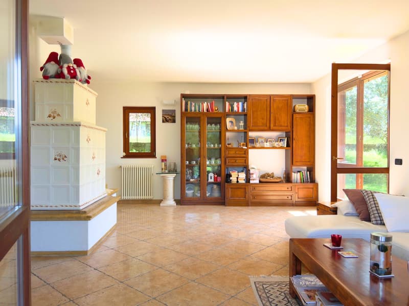 Belle villa entourée de nature avec garage et vue sur le lac Majeur et les montagnes environnantes (3)