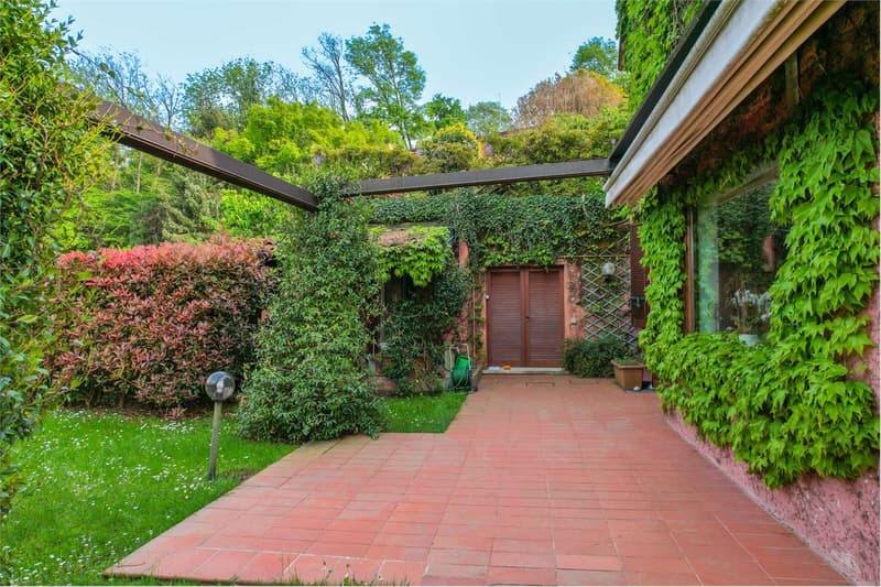 Bellissima villa immersa nel verde, con ampi spazi esterni, piscina e (6)