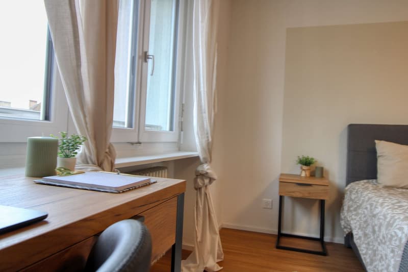 Möbliertes Zimmer in modernisierter Wohnung an top Lage (10)