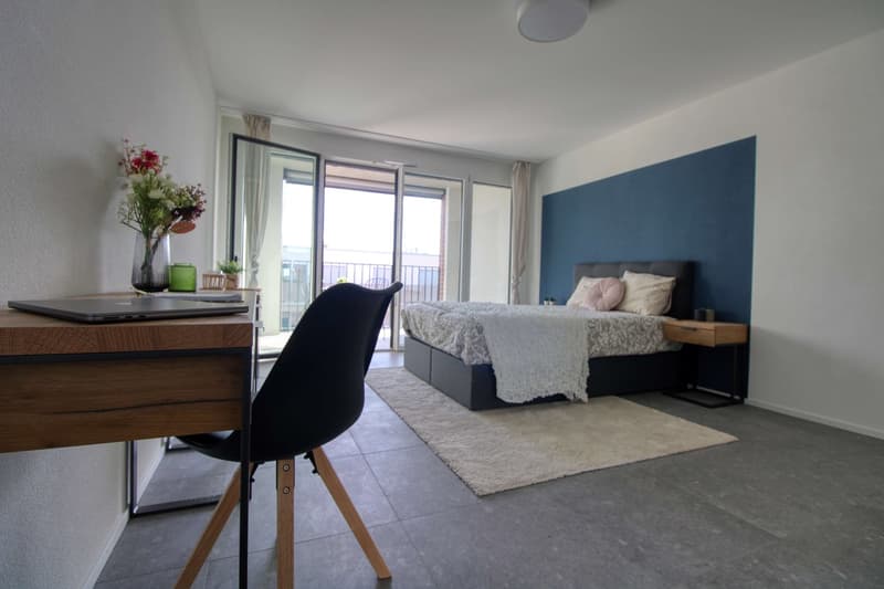 Appartement vivant spacieux à Crissier avec balcon privé (3)