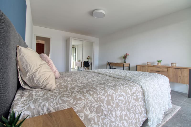 Appartement vivant spacieux à Crissier avec balcon privé (6)