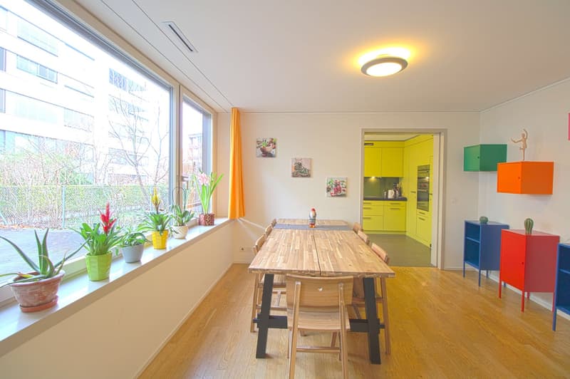 Stilvoll möbliertes Community Studio in Zürich Seebach (7)
