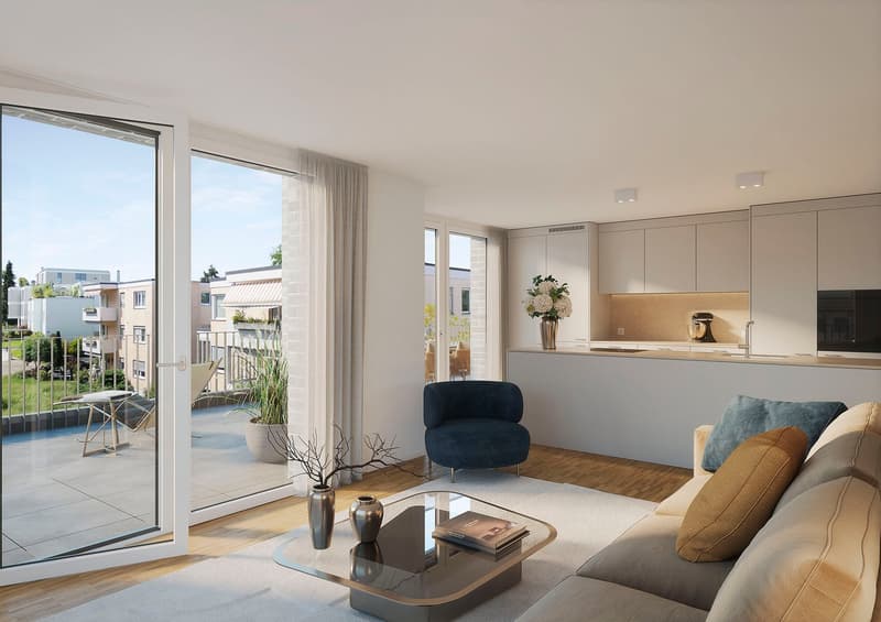 Helle 4.5-Zimmer-Neubauwohnungen mit Balkon in Zürich-Seebach (3)