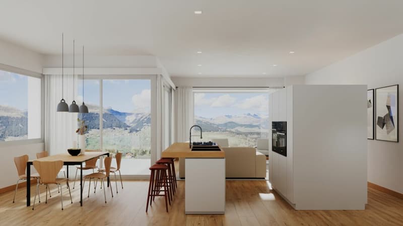 Nouvelle construction "Chasa Pilavarda" - Appartement 4,5 pièces au dernier étage (2)