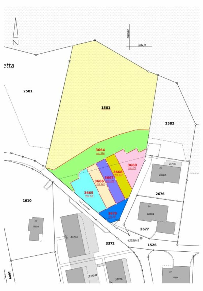 Parzellenplan / Mappa catastale