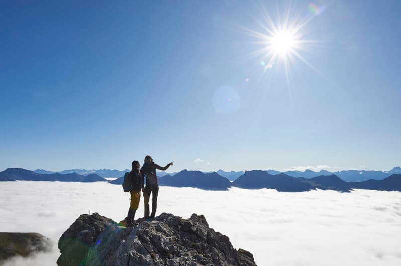 Arosa über dem Nebelmeer