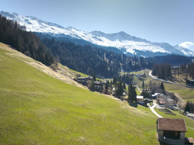 Aussicht nach Ost-Süd im Herbst
