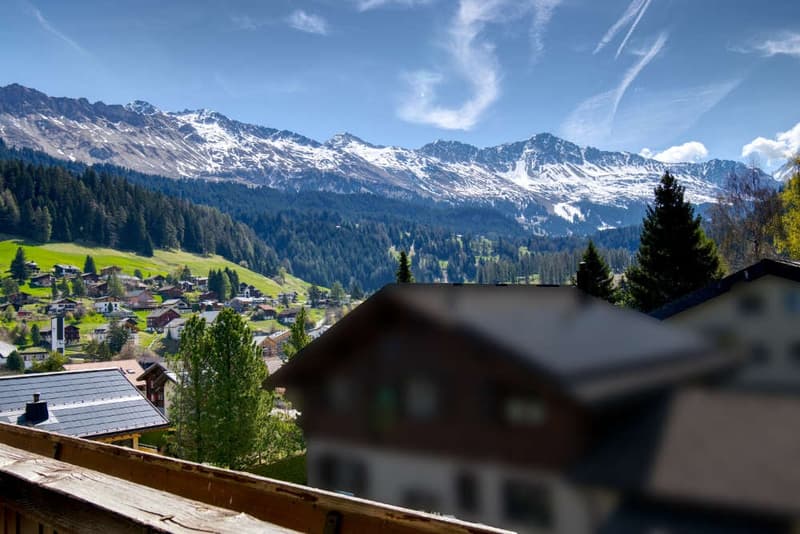 Wunderschöne Bergsicht
