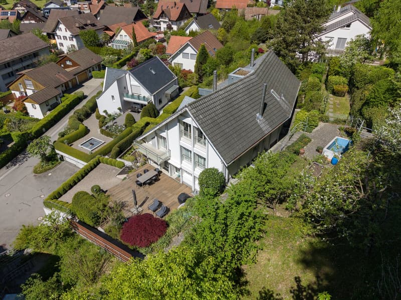 Wohnen mit Weitblick: Zwei exklusive Häuser an traumhafter Hanglage in Hausen am Albis (2)